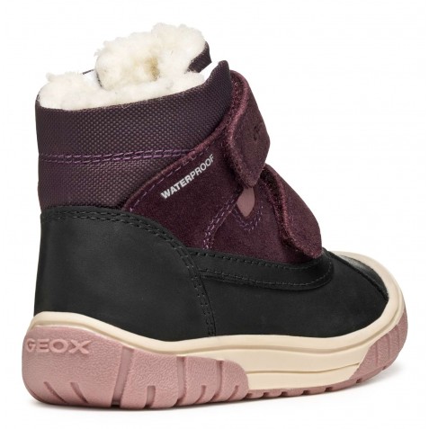 Ghete de zăpadă Geox B Omar B462LC 022FU C9228 Black Dk Purple