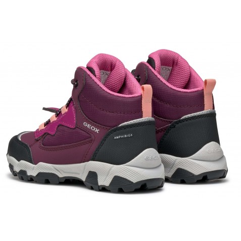 Ghete impermeabile Geox J Magnetar J464LB 050FU C7005 Bordeaux