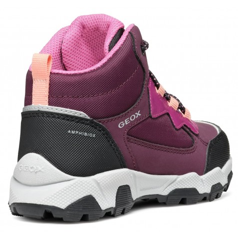 Ghete impermeabile Geox J Magnetar J464LB 050FU C7005 Bordeaux