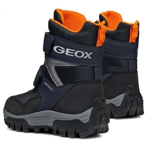 Cizme de zăpadă Geox J46FRE 0FU50 C0659 J Himalaya Navy Orange