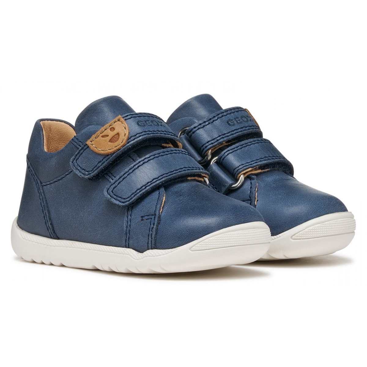 ☆ Muu Sneakers Geox B Macchia B254NB 000CL C4002 Navy. Copii, Piele