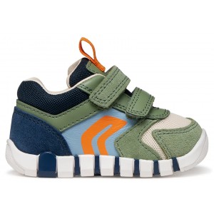 Sneakers Geox B Iupidoo B3555D 02214 CD3F4 Olive Navy