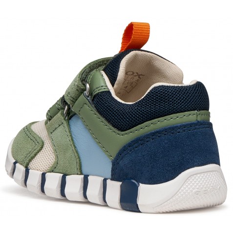 Sneakers Geox B Iupidoo B3555D 02214 CD3F4 Olive Navy
