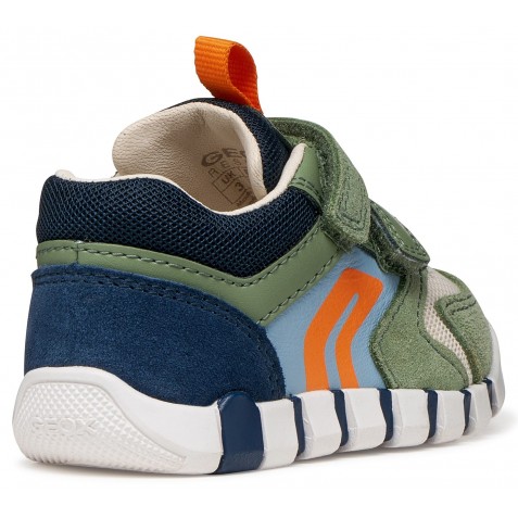 Sneakers Geox B Iupidoo B3555D 02214 CD3F4 Olive Navy