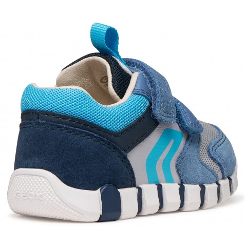 Sneakers Geox B Iupidoo B3555D 02214 C4S1L Dk Sky Lt Grey