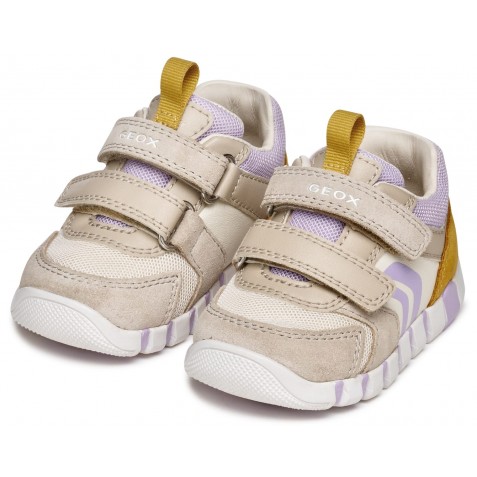 Sneakers Geox B Iupidoo B3558C 02214 C0265 Beige Lilac Sneakers Geox B Iupidoo B3558C 02214 C0265 Beige Lilac