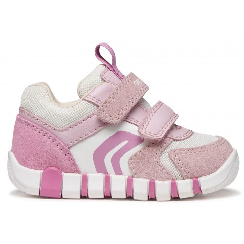 Sneakers Geox B Iupidoo B3558C 02214 C5825 Rose White