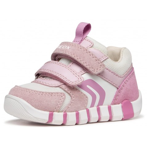 Sneakers Geox B Iupidoo B3558C 02214 C5825 Rose White