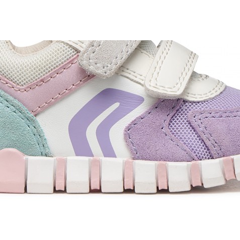 Sneakers Geox B Iupidoo B3558C 02214 C8Q1Z Lavender White