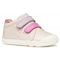 Sneakers barefoot Geox B Steppieup B4663A 000CL C1698 Ivory Dk Pink