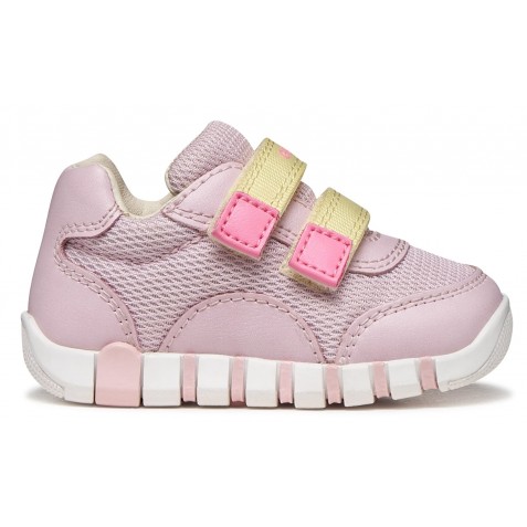 Sneakers Geox B Iupidoo B3558A 01454 CE82M Pink Lt Yellow Sneakers Geox B Iupidoo B3558A 01454 CE82M Pink Lt Yellow