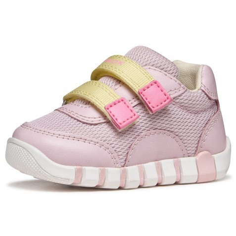 Sneakers Geox B Iupidoo B3558A 01454 CE82M Pink Lt Yellow Sneakers Geox B Iupidoo B3558A 01454 CE82M Pink Lt Yellow