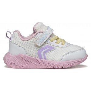 Sneakers Geox B Sprintye B454TD 01454 C0406 White Pink