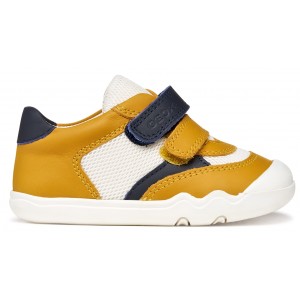 Sneakers barefoot Geox B Steppieup B655WA 08514 C2PF4 Ochreyellow Navy