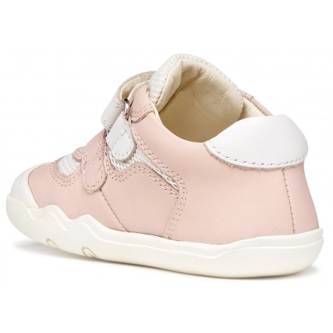 Sneakers barefoot Geox B Steppieup B6563A 08514 C8W1Z Lt Rose White