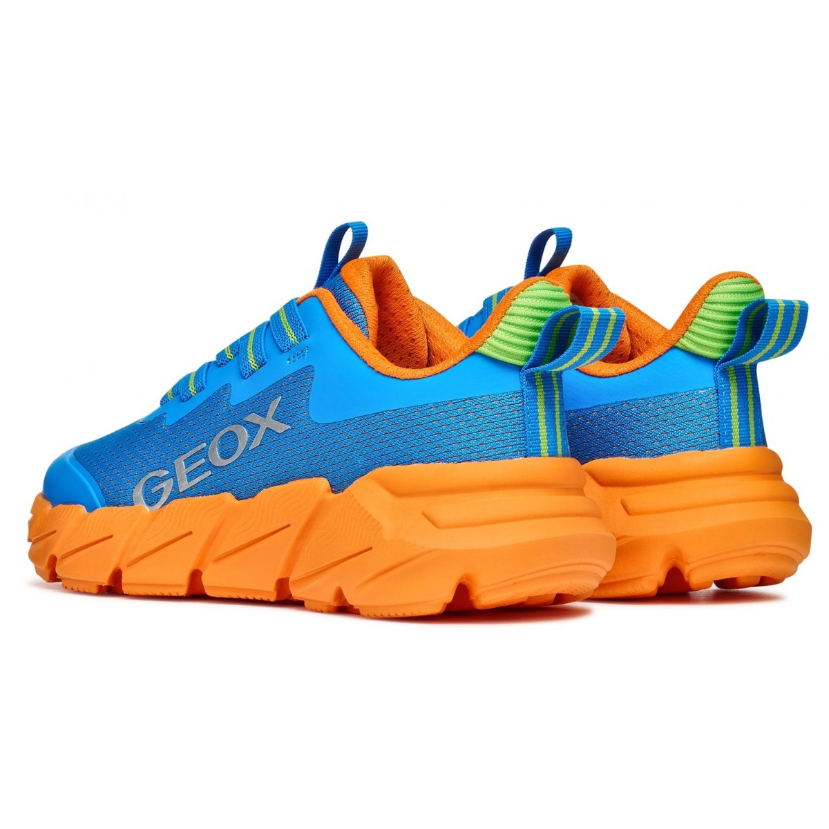 Sneakers Geox J Flexyper Fast J46N1A 0149J C0573 Lt Blue Orange