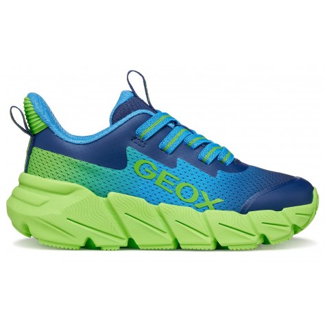 Sneakers Geox J Flexyper Fast J46N1A 02A9J C4378 Lt Blue Lime