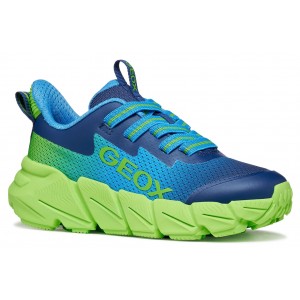 Sneakers Geox J Flexyper Fast J46N1A 02A9J C4378 Lt Blue Lime