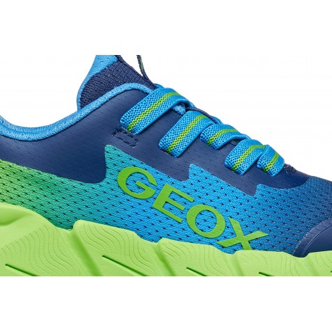 Sneakers Geox J Flexyper Fast J46N1A 02A9J C4378 Lt Blue Lime