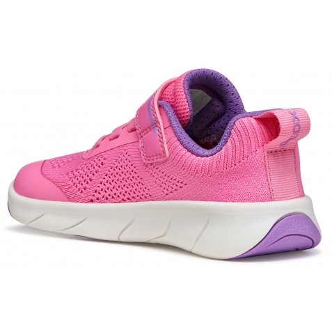 Sneakers barefoot Geox J Foot Run J65PCA 06K9J CE88Q Pink Lavender Sneakers barefoot Geox J Foot Run J65PCA 06K9J CE88Q Pink Lavender