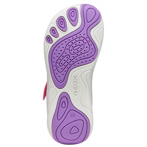 Sneakers barefoot Geox J Foot Run J65PCA 06K9J CE88Q Pink Lavender Sneakers barefoot Geox J Foot Run J65PCA 06K9J CE88Q Pink Lavender