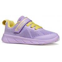 Sneakers barefoot Geox J Foot Run J65PCA 06K9J C8R2M Lilac Lt Yellow