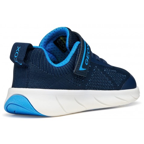 Sneakers barefoot Geox J Foot Run J65PDB 06K9J CF44D Navy Azure