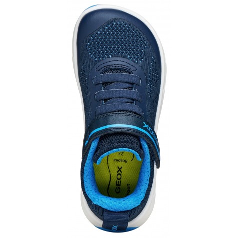 Sneakers barefoot Geox J Foot Run J65PDB 06K9J CF44D Navy Azure