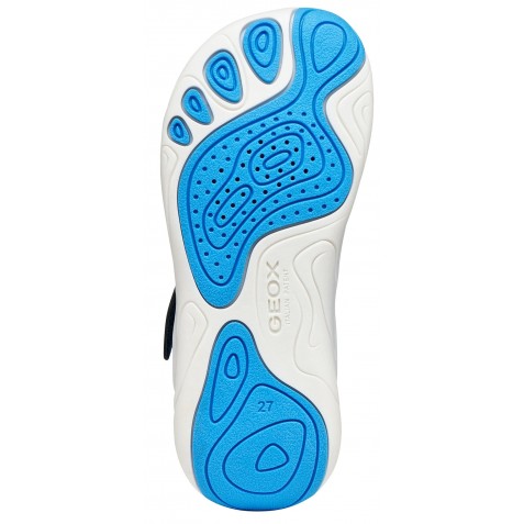 Sneakers barefoot Geox J Foot Run J65PDB 06K9J CF44D Navy Azure
