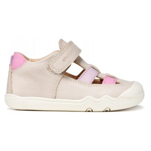 Sandale barefoot Geox B Steppieup B5563A 000CL C0175 Ivory Pink