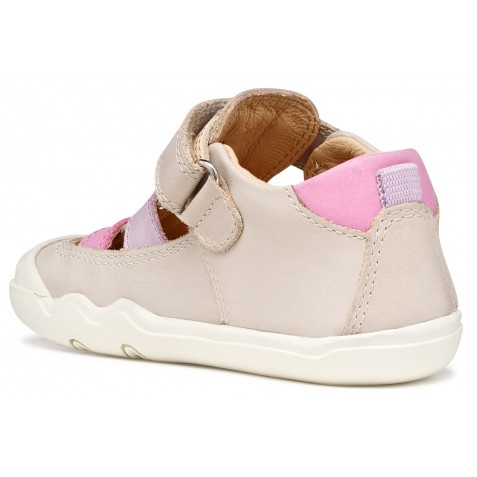 Sandale barefoot Geox B Steppieup B5563A 000CL C0175 Ivory Pink