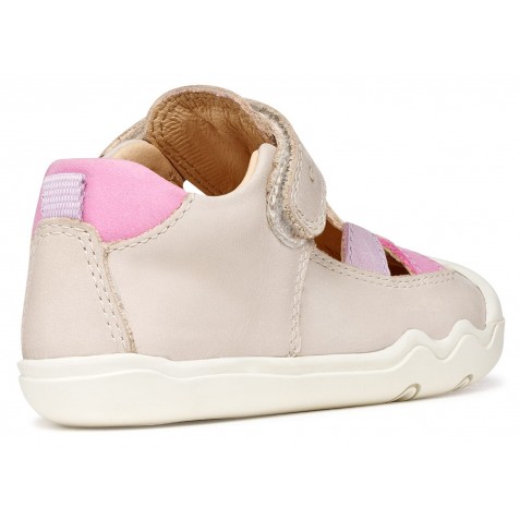 Sandale barefoot Geox B Steppieup B5563A 000CL C0175 Ivory Pink