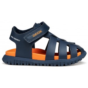 Sandale Geox B Sandal Fusbetto B556AA 000BC C0820 Navy Orange