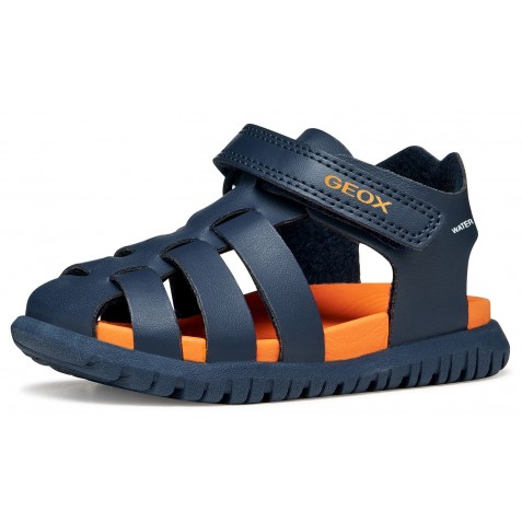 Sandale Geox B Sandal Fusbetto B556AA 000BC C0820 Navy Orange