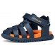 Sandale Geox B Sandal Fusbetto B556AA 000BC C0820 Navy Orange