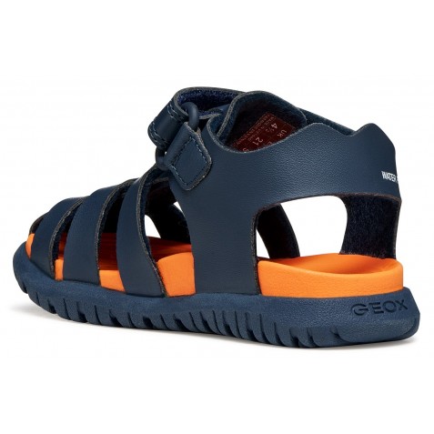 Sandale Geox B Sandal Fusbetto B556AA 000BC C0820 Navy Orange