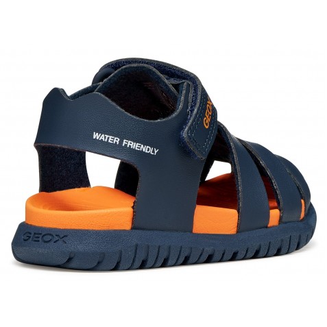 Sandale Geox B Sandal Fusbetto B556AA 000BC C0820 Navy Orange