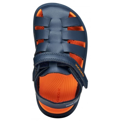 Sandale Geox B Sandal Fusbetto B556AA 000BC C0820 Navy Orange