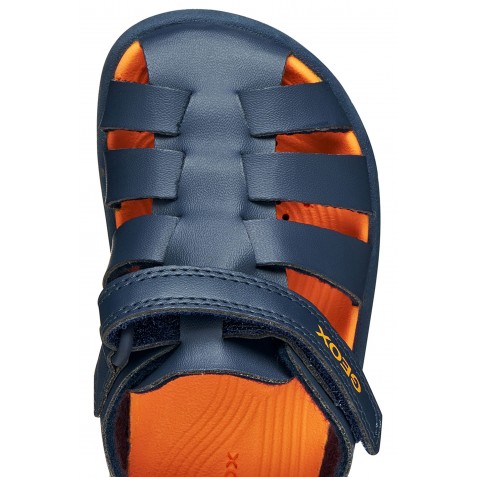 Sandale Geox B Sandal Fusbetto B556AA 000BC C0820 Navy Orange