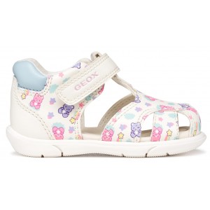 Sandale Geox B Sandal Zapito B556FB 05404 C0270 White Lt Blue