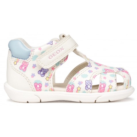 Sandale Geox B Sandal Zapito B556FB 05404 C0270 White Lt Blue