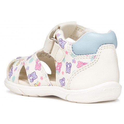 Sandale Geox B Sandal Zapito B556FB 05404 C0270 White Lt Blue