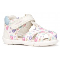 Sandale Geox B Sandal Zapito B556FB 05404 C0270 White Lt Blue