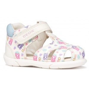 Sandale Geox B Sandal Zapito B556FB 05404 C0270 White Lt Blue