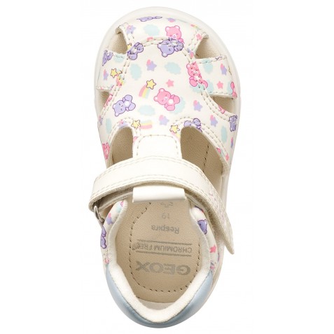 Sandale Geox B Sandal Zapito B556FB 05404 C0270 White Lt Blue