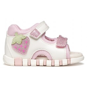 Sandale Geox B Sandal Iupidoo B6517A 054GN C0406 White Pink