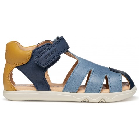Sandale barefoot Geox B Sandal Steppieup B656PC 000CL C0916 Navy Ochreyellow