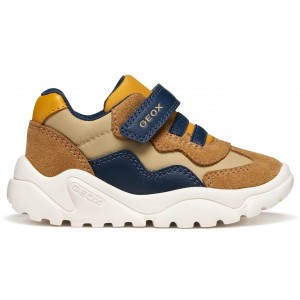 Sneakers Geox B Ciufciuf B Nylon Scam B455RB 0FU22 C5GF4 Caramel Navy