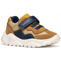 Sneakers Geox B Ciufciuf B Nylon Scam B455RB 0FU22 C5GF4 Caramel Navy