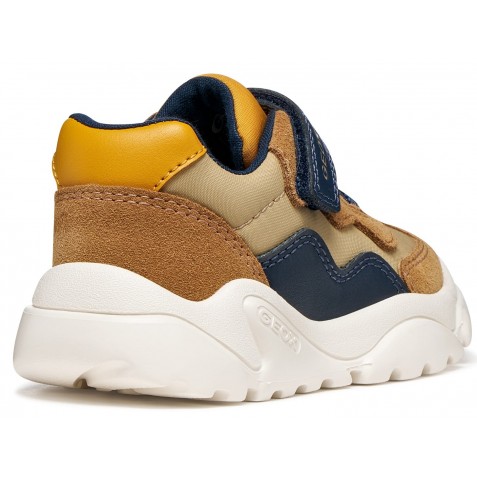 Sneakers Geox B Ciufciuf B Nylon Scam B455RB 0FU22 C5GF4 Caramel Navy